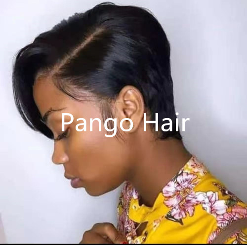 Pixie cut Wig 100% Brazilian Hair Wig 9 