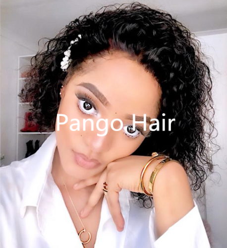 New Frontal curly wig 11A human hair wig Natural color 