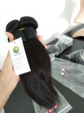 9A Brazilian Hair Weave Straight 2 Bundle/100g  Natural Black Color Pango
