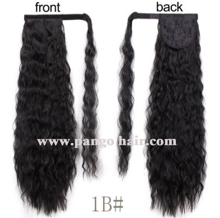 Synthetic Ponytail 24inch black 120g
