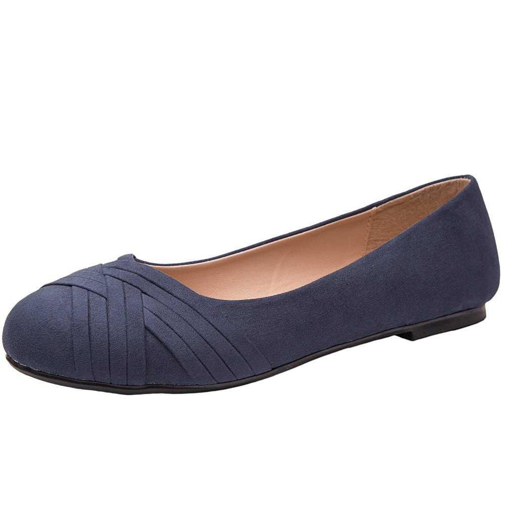 Us 29 99 Luoika Women S Wide Width Flat Shoes Comfortable