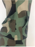 Cap zipper pocket camouflage two-piece set CQ-5290