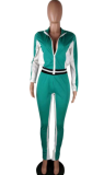 The thread spells the color zipper autumn winter individuality leisure suit QYBS-5065