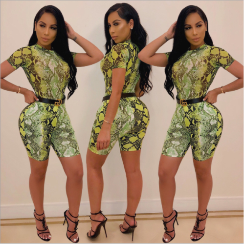 Fashionable printed casual sports suit XYZ-3227