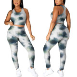 Two piece sexy fashion leisure sports suit