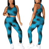 Two piece sexy fashion leisure sports suit