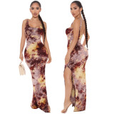 Sexy fashion digital print dress