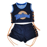 Two-piece printed sleeveless vest ball jersey