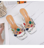European and American personality cool water drill cool drag Plus size shoes