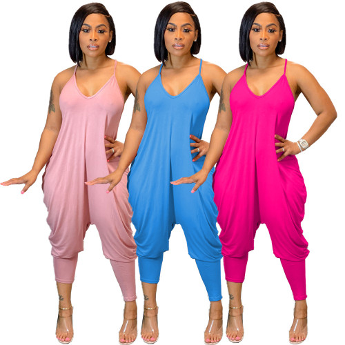 Women's casual sexy Harlan loose jumpsuit