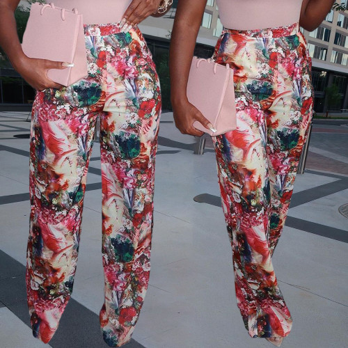 Printed bottom trousers (trousers only)
