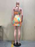 2021 Fashion Cotton Women's Swimsuit Colorful Printed Dress