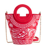 Cashew bucket bag ins handbag American street leisure Bags