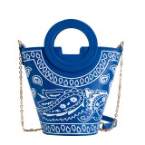 Cashew bucket bag ins handbag American street leisure Bags