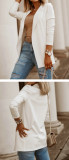 Women's lapel cardigan solid color suit jacket women 2021 summer new chic small top