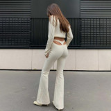 2021 new slim slimming ladies casual pants personality wash pattern jeans women