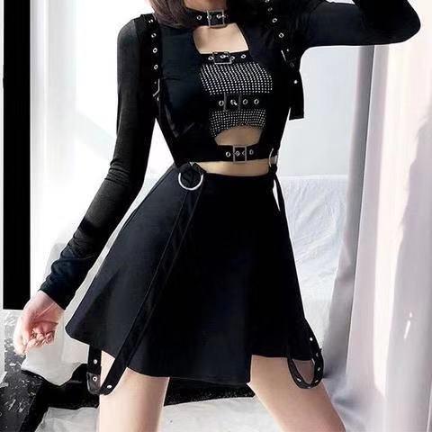 2021  women's pullover round neck sexy short top ins bottoming shirt long-sleeved T-shirt