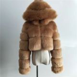 Autumn and winter models of imitation fur coat jacket