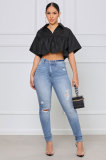 Fall 2021 Women's Two-Piece Small Two-Piece Casual Top