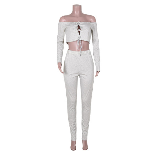 2021 sexy fashion chest strap imitation cotton two-piece suit