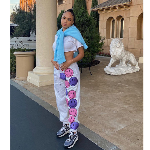 Autumn 2021 new personalized printed sportswear pants