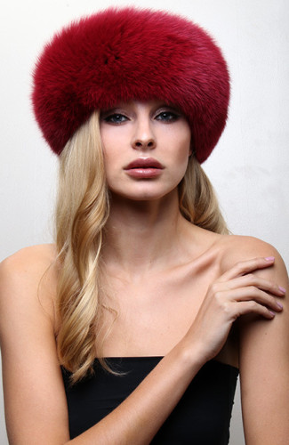 2021 fox fur round hat winter foreign trade hat