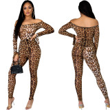 Sexy fashion top tights jumpsuit casual two-piece suit