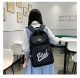 PINK backpack female bag backpack sequin laser student bag