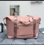 PINK gym bag large capacity travel bag women's hand luggage bag business trip storage bag