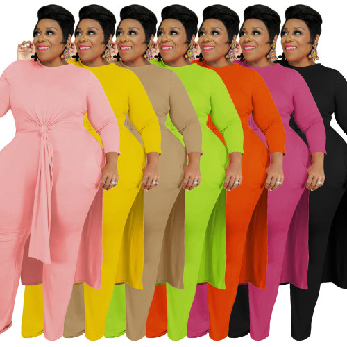 Autumn / winter 2021 large women's multicolor suit