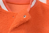 2021 winter pop new lamb cashmere button letter printed cashmere jacket