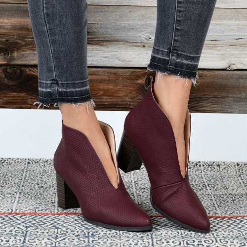 Autumn ethnic style retro square toe casual large size single shoes mid-heel trend soft-soled shoes thick heel