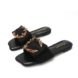 Net celebrity slippers fashion all-match non-slip ins tide sandals