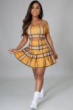 2022 summer new British style A-line skirt two-piece set
