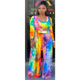 Casual Painted Jumpsuit