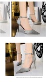 Sexy pointed stiletto heeled sandals