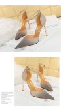 Sexy pointed stiletto heeled sandals