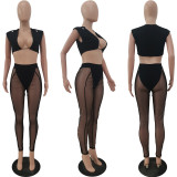 Spring/Summer Sexy Net Yarn Bikini Swimwear