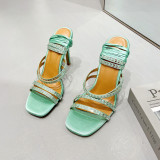 2022 spring and summer high heel sandals 11 cm