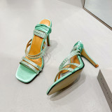 2022 spring and summer high heel sandals 11 cm