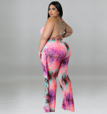 2022 spring plus size sexy swimsuit trousers three-piece suit