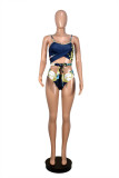 2022 Printed Swimsuit Bikini Split Three-piece Set