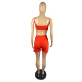 2022 Summer Running Yoga Sports Vest Two Piece Set