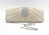 Diamond Crinkled Evening Bags Clutches Shoulder Bags Crossbody Bags
