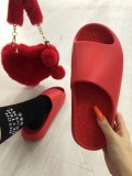 Large size soft bottom men's and women's same style net red sandals