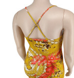 summer plus size suspender dress