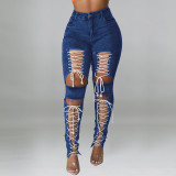 summer string sexy jeans