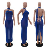 Spring/Summer Sexy Backless Beach Dress Swimsuit Two Piece Set