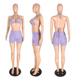 Summer Bikini Split Swimsuit Two Piece Set