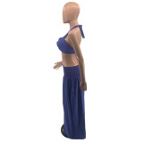 2022 Summer Sexy Woven Suspender + Skirt Two Piece Set
